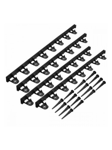 Мрежа за Прикриване Nature 6040610 Черен Пластмаса