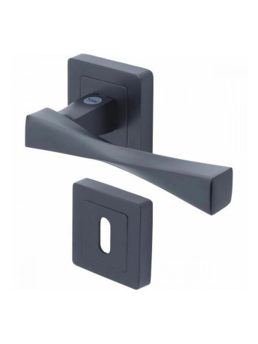 Дръжка на врата Yale YPP7-V-PC Verona Черен Алуминий