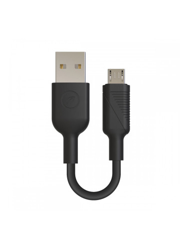 USB Cable Muvit for Change Черен 20 cm