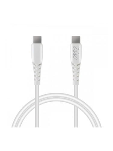 Кабел USB-C към USB-C Myway Бял