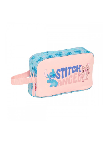 Термо чанта Lilo & Stitch Ohana Син Розов 21,5 x 12 x 6,5 cm