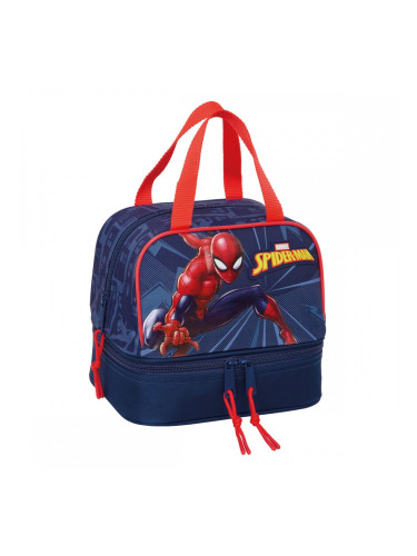 Термо чанта Spider-Man Син 20 x 20 x 15 cm