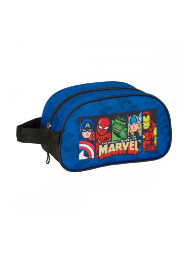 Пътническа Чантичка The Avengers Син Черен 26 x 15 x 12 cm