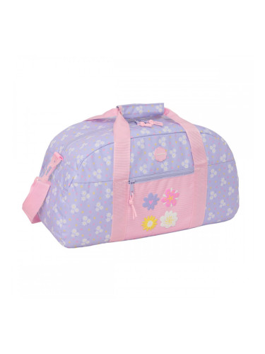 Спортна Чанта Safta Bouquet Розов Люляк 50 x 26 x 20 cm