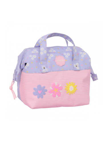 Пътническа Чантичка Safta Bouquet Розов Люляк 26.5 x 17.5 x 12.5 cm