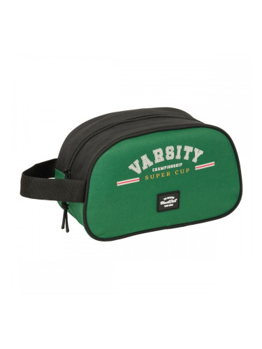 Пътническа Чантичка BlackFit8 Varsity Черен Зелен 26 x 15 x 12 cm