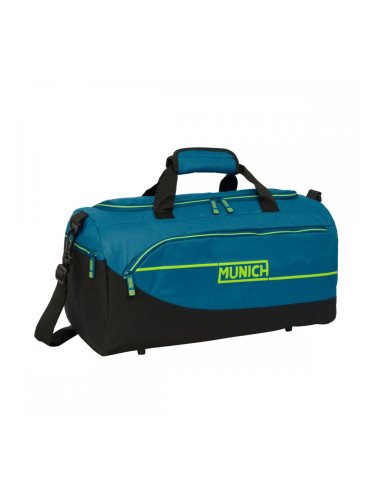 Спортна Чанта Munich Land Черен Зелен 50 x 25 x 25 cm