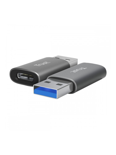 USB Aдаптер Trust 25573 Сив (2 броя)