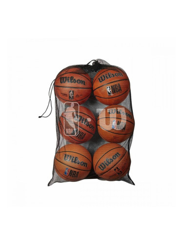 Футболна Мрежа за Пренасяне Wilson NBA Черен
