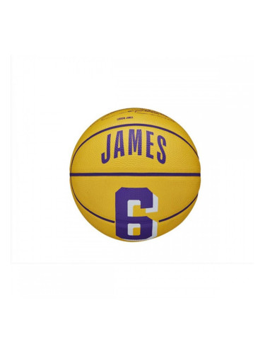 Баскетболна Топка Wilson Nba Player Icon Mini Lebron Лилав (Размер 3)
