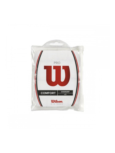 Покритие за Тенис Дръжка Wilson WRZ4016WH Бял