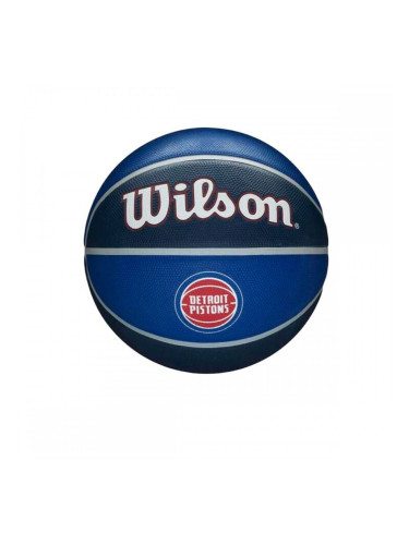 Баскетболна Топка Wilson Nba Team Tribute Det Pistons Син Естествен каучук (Размер 7)