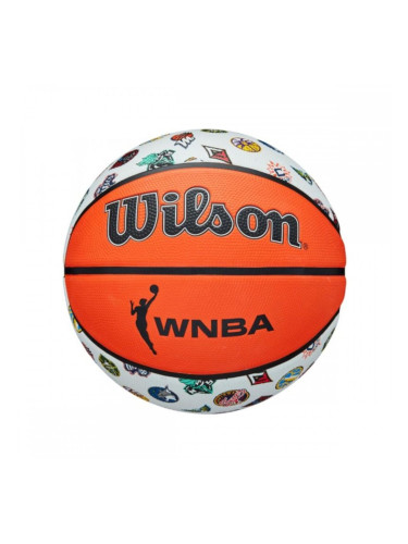Баскетболна Топка Wilson Wnba All Team Bskt Тъмно Оранжево 6 Естествен каучук (Размер 6)