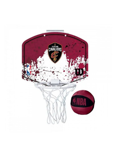 Баскетболен Кош Wilson Nba Team Mini Hoop Cavaliers Кафяв