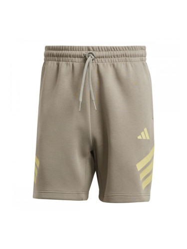 Мъжки Спортни Шорти Adidas Future Icons 3Bandas Бял Естествен - M