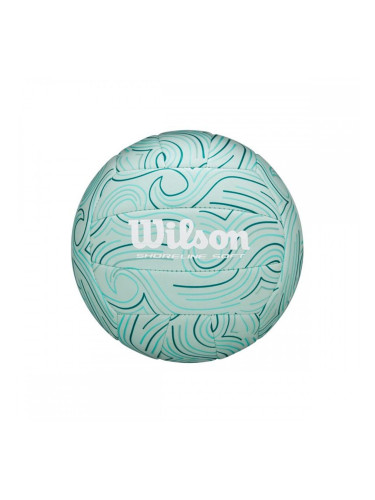 Топка за Плажен Волейбол Wilson Shoreline Soft Gen Green Vb Bl Син