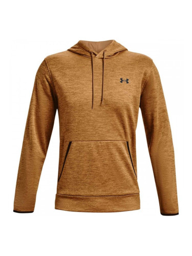 Мъжки суичър с качулка Under Armour Fleece Twist Кафяв - M