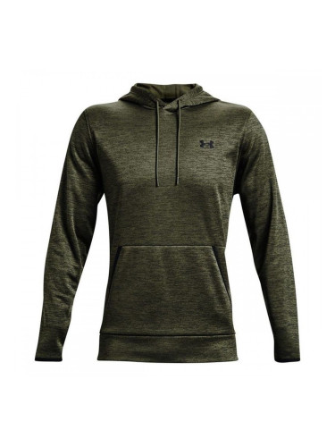 Мъжки суичър с качулка Under Armour Fleece Twist Тъмнозелено - M