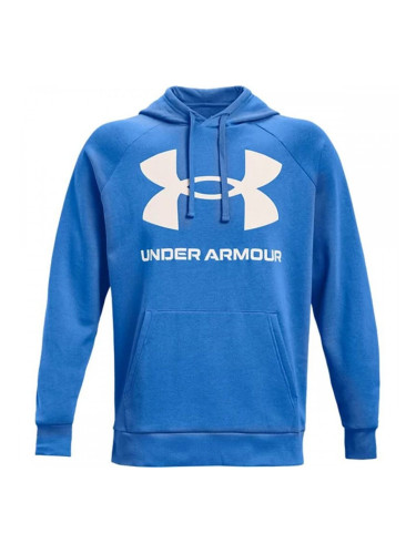 Мъжки суичър с качулка Under Armour Rival Син - S