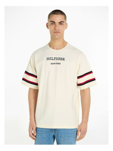 Tommy Hilfiger Monotype Colourblock T-shirt Bezhov