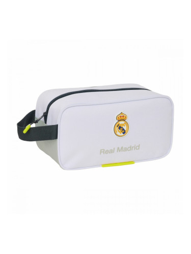 Пътническа Чанта за Обувки Real Madrid C.F. Бял 29 x 15 x 14 cm