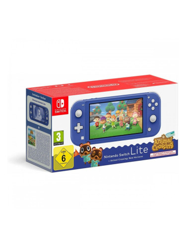 Nintendo Switch Lite + Animal Crossing Nintendo 45496546120 Син