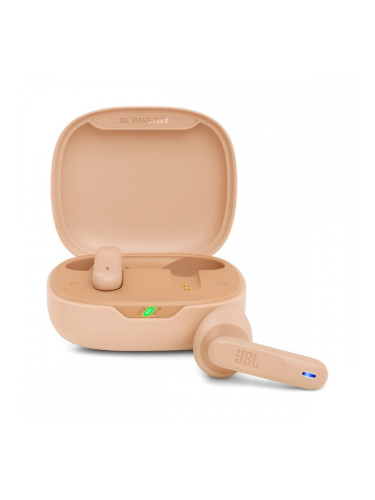 Блутут слушалки JBL Wave Flex Бежов