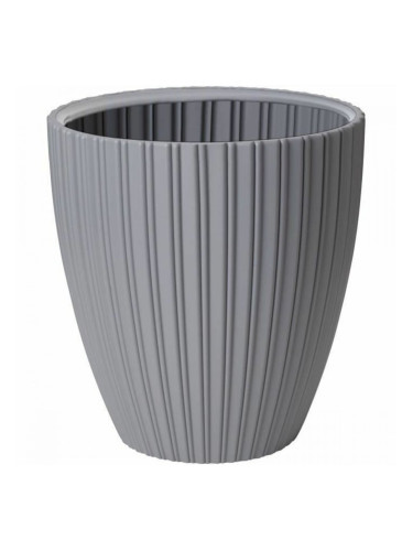 Саксия Garden ID Fancy Сив полиетилен 40 x 42 cm