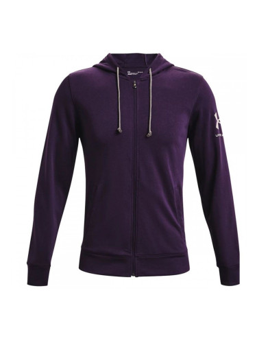 Мъжко Спортно Яке Under Armour Rival Terry Пурпурен цвят - L