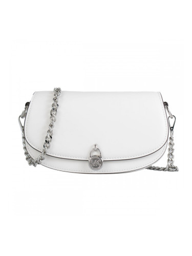 Чанта за Рамо Michael Kors Mila Бял 23 x 12 x 6 cm