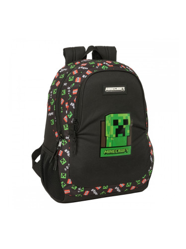 Училищна чанта Minecraft Черен 32 x 44 x 16 cm
