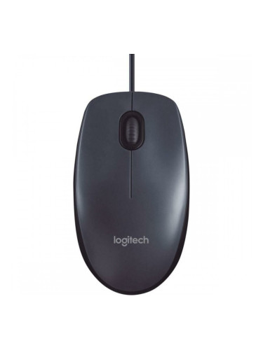 Мишка Logitech LGT-M90 Сив 1000 dpi