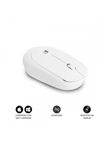 Мишка Subblim SUBMO-B2SW011 Бял 1200 DPI