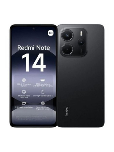 Смартфони Xiaomi Redmi Note 14 4G 6,67" Octa Core 8 GB RAM 128 GB Черен