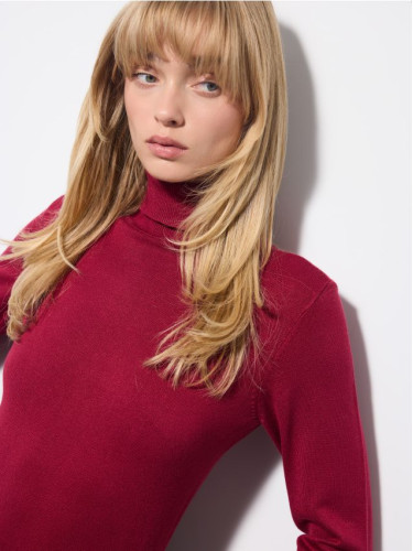 Mohito - Пуловер с поло яка - кестеняво