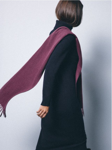 Mohito - Шал с високо съдържание на вълна - кестеняво