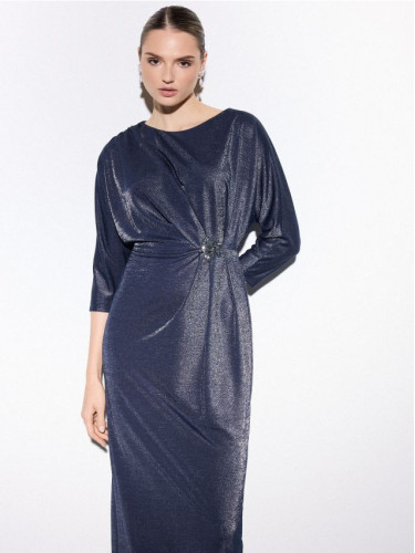 Mohito - Блестяща миди рокля - нави