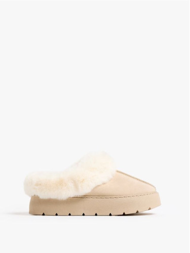 Mohito - Обувки тип mule - кремaво