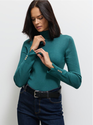 Mohito - Пуловер с поло яка - зелено