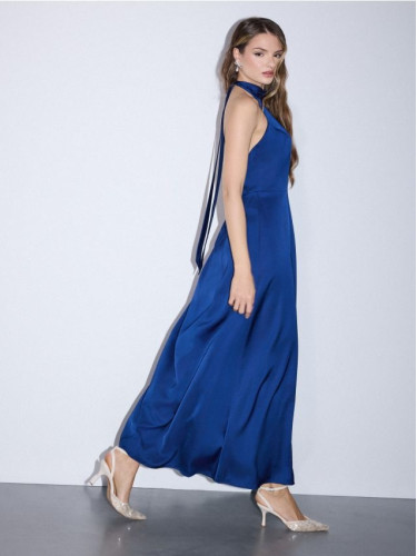 Mohito - Макси рокля с деколте halter - нави