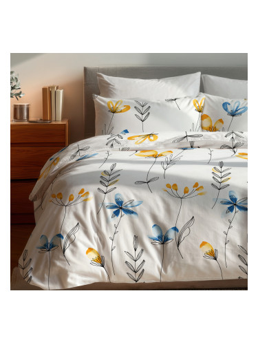 Спално бельо МАРИТ, 100% Памук Ранфорс, 3 части