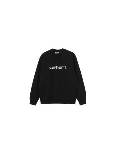 Carhartt WIP Carhartt Sweat Black White Мъже - Суитшърти и блузи с качулка Carhartt WIP - Черен - I030546_0D2_XX-L - Size: L