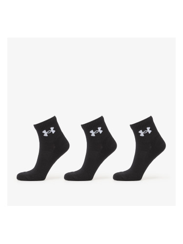 Чорапи Under Armour Performance Cotton Qtr Sock 3-Pack Black L