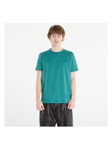 Тениска FRED PERRY Ringer T-Shirt Deep Mint L
