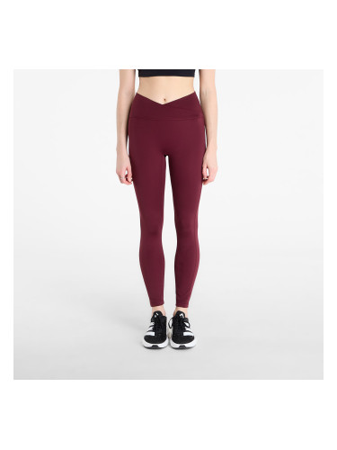 Клинове adidas 3 Stripes Studio All Me 7/8 X-Over Leggings Maroon L
