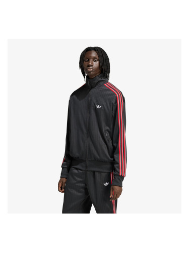 Суитшърт adidas Firebird Loose Pinstripes Track Top Black L