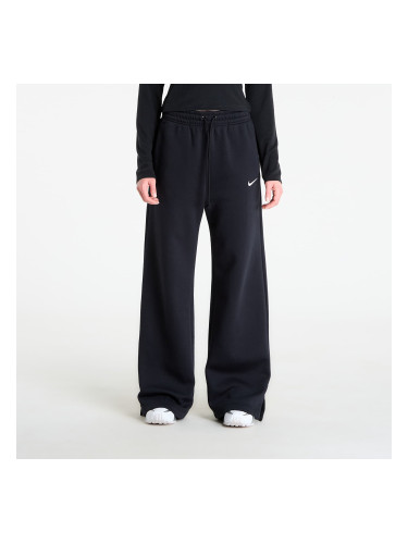 Потници Nike Sportswear Phoenix Fleece Women's High-Waisted Wide-Leg Pants Black/ Sail XL