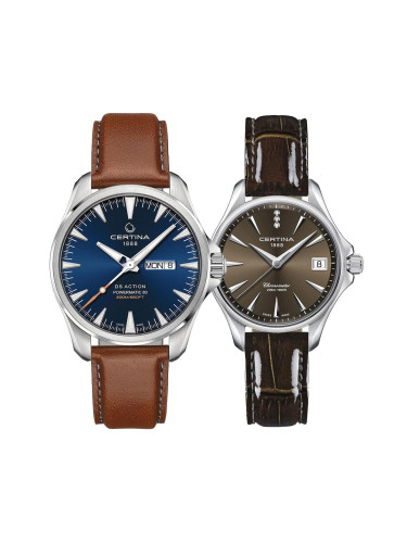 Комплект часовници за двойки Certina DS Action C032.430.16.041.00-C032.051.16.296.00