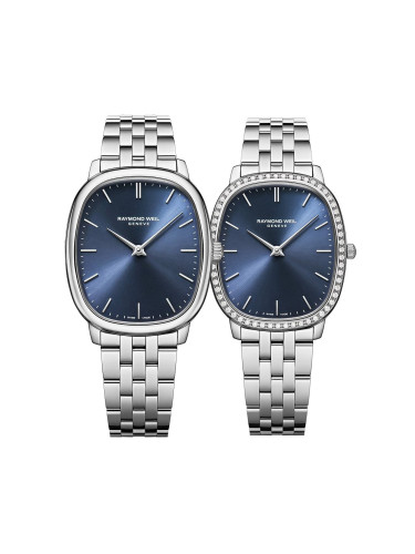 Комплект часовници за двойки Raymond Weil Toccata Heritage 2280-ST-50001-5280-STS-50001