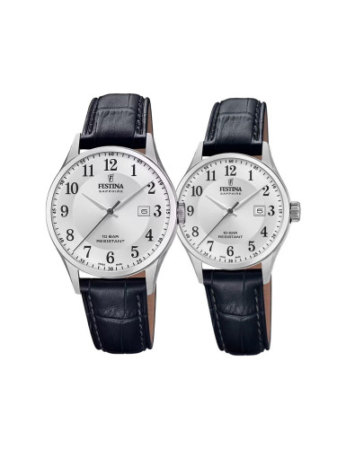 Комплект часовници за двойки Festina Swiss Made F20007/1-F20009/5